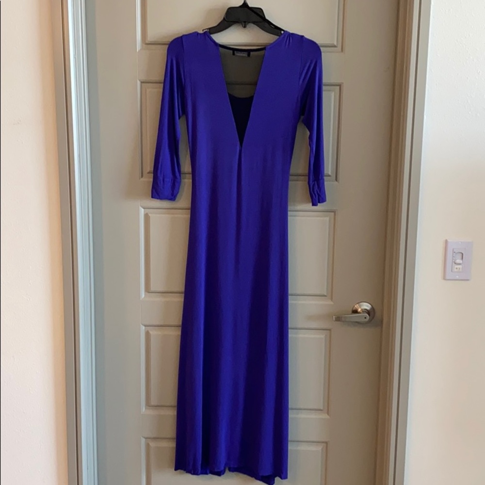 Purple Deep Split Tunic - image 4